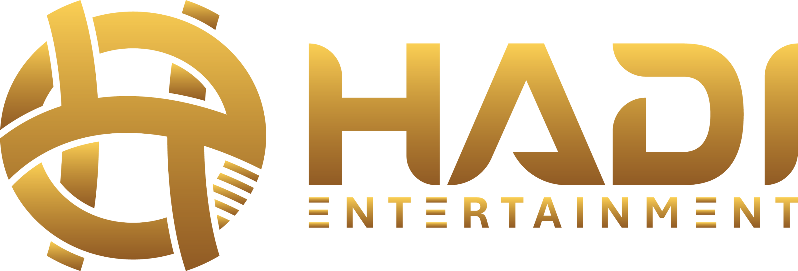 Hadi Entertainment Logo (Gold)
